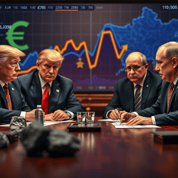 As the USD continues to weaken, what does Trump get out of mediating a Russia-Ukraine peace deal?